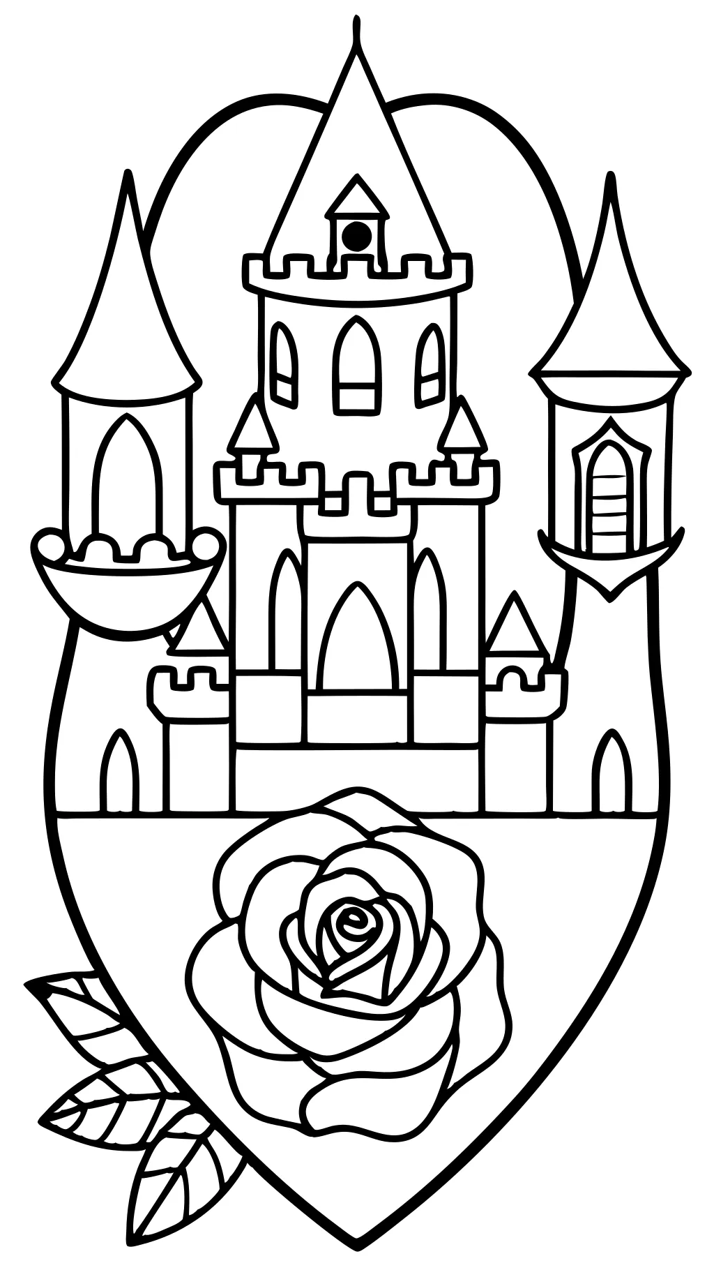 beauty and the beast printable coloring pages